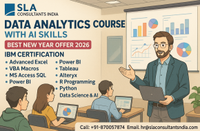 Best 10 Data Analytics Courses in Delhi, 110017 –  “New Year Offer 2026” Free Tableau and “Data Science Course” [with IBM Certification Support] @ {SLA Consultants} “100% Job Guarantee”