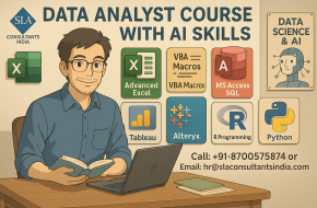 Data Analyst Course | Data Analysis Certification in Delhi, 110030 – “New Year Offer 2026” Free Tableau and “Data Science Course” [with IBM Certification Support] @ {SLA Consultants} “100% Job Guarantee”
