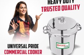 Aluminium Pressure Cooker – Outer Lid Handi Model