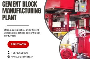 Cement Block Manufacturing Plant in Hyderabad | 7675989961 | Buildmate