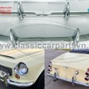 Datsun Roadster Fairlady bumpers with over riders 1962