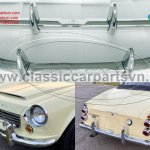 Datsun Roadster Fairlady bumpers with over riders 1962