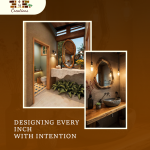 Elegant Bathroom Interiors with Nature-Inspired Design Elements