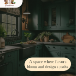 Elegant Green Kitchen Where Style Meets Functionality