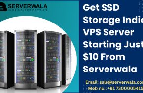 Get SSD Storage with India VPS Server Starting Just $10 From Serverwala