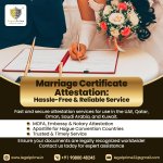 Marriage Certificate Attestation in Chennai – Legal & Valid