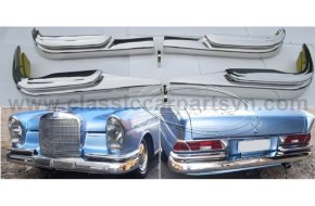 Mercedes W111 W112 Fintail Saloon bumpers (1959-1968)