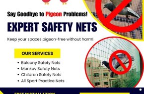 Pigeon Safety Nets Bangalore – Prestige Safety Nets