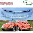 VW Beetle year (1968-1974) bumpers by stainless steel new