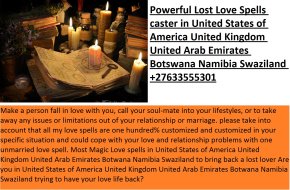 International Lost Love Spells To Get Your Ex Back   +27633555301 Classifieds