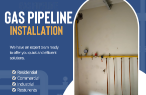 NS Gas Pipe Line & Copper Pipe Line Installation in Hyderabad