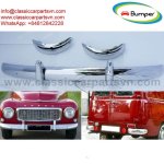 Volvo PV Duett Kombi Station Wagon Estate (1953-1969) bumpers by stainless steel new